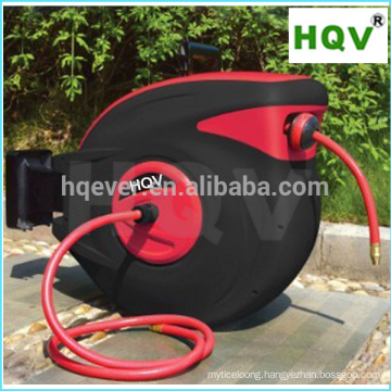 A18 Retractable air hose reel mountable with PP plastic case auto rewind